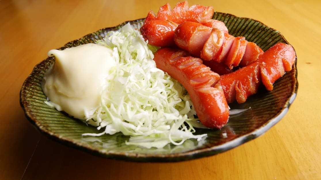 赤ウインナー