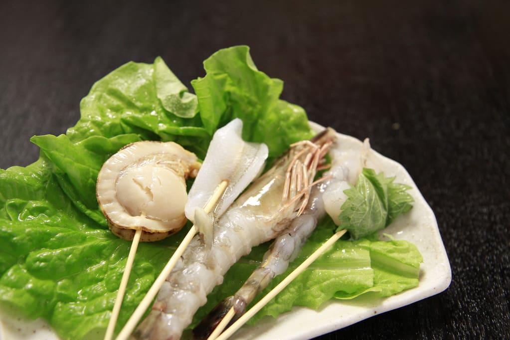 エビ・ホタテなど海鮮串